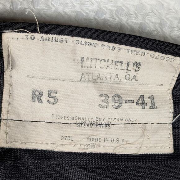 Mitchell’s Atlanta GA Dress Pants 44x36 Black Adjustable Waist USA Made R5 - Picture 3 of 3